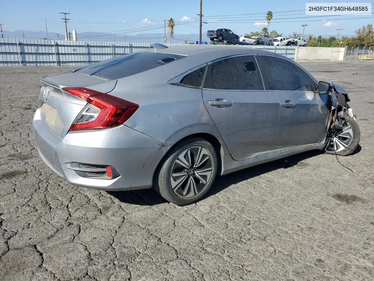 2HGFC1F34GH648585 2016 Honda Civic Ex