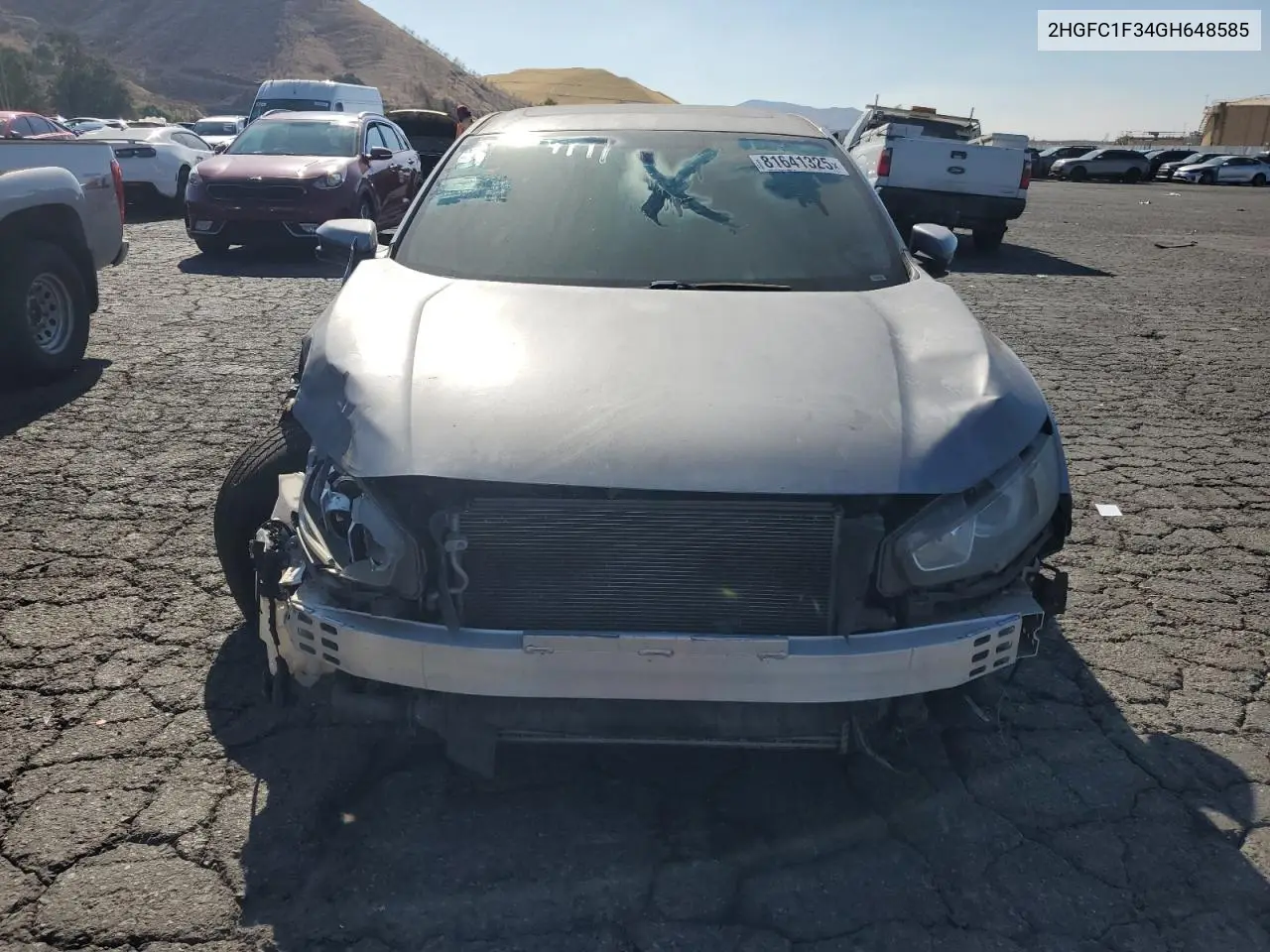 2HGFC1F34GH648585 2016 Honda Civic Ex