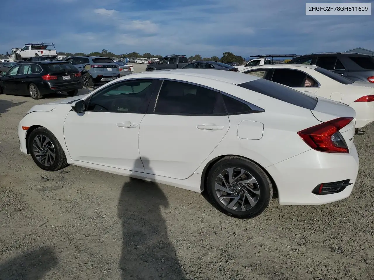 2HGFC2F78GH511609 2016 Honda Civic Ex