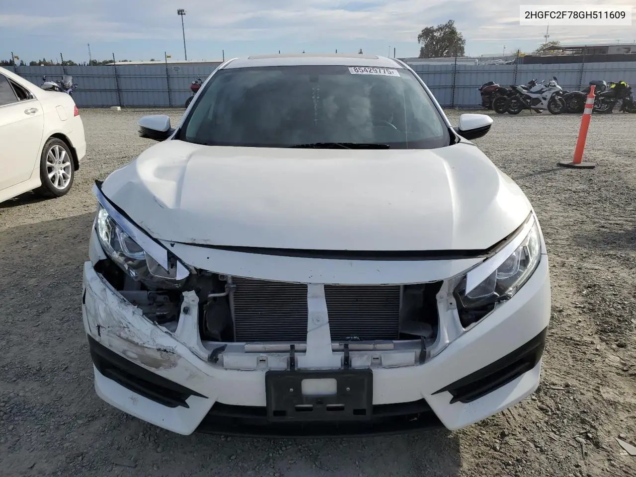 2HGFC2F78GH511609 2016 Honda Civic Ex