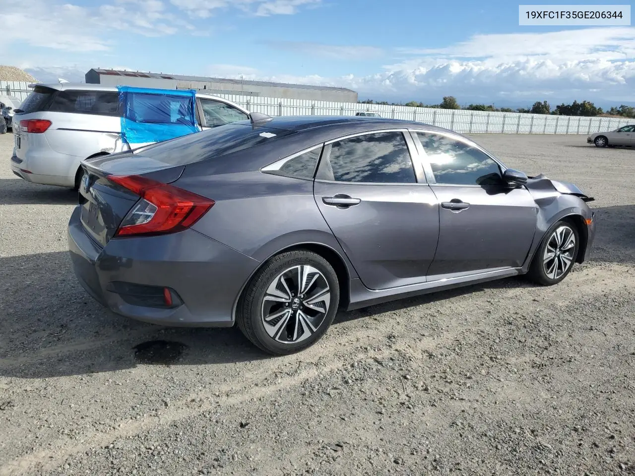 19XFC1F35GE206344 2016 Honda Civic Ex