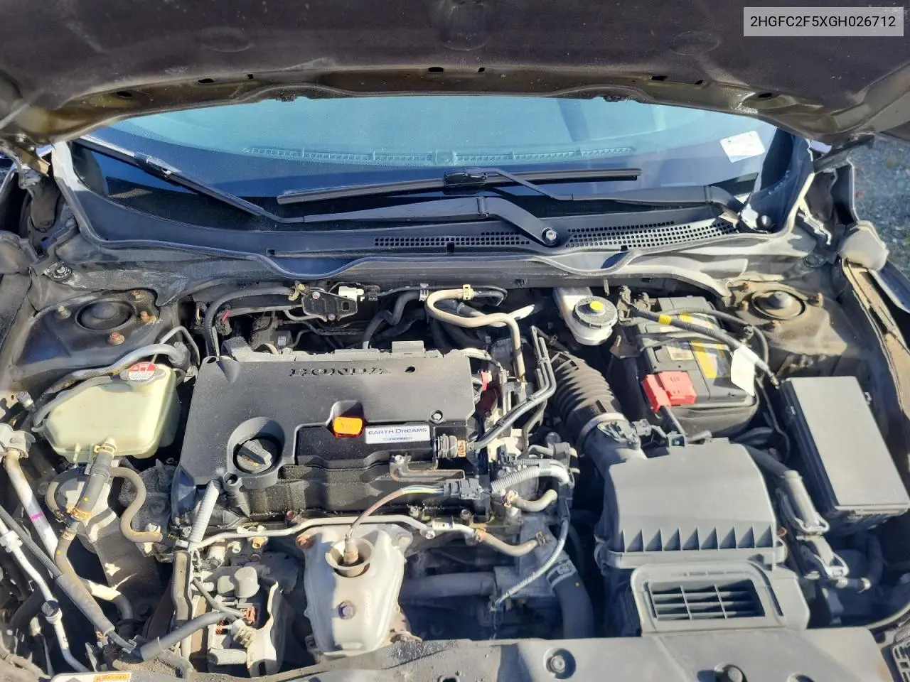 2HGFC2F5XGH026712 2016 Honda Civic Lx