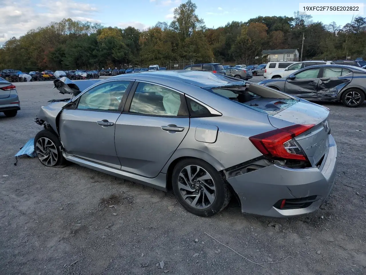 19XFC2F75GE202822 2016 Honda Civic Ex