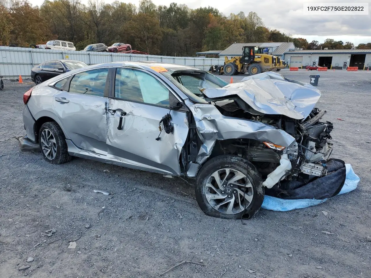 19XFC2F75GE202822 2016 Honda Civic Ex