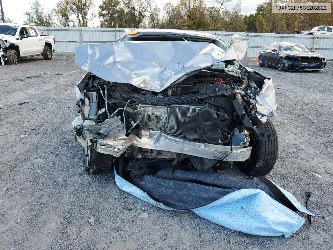 19XFC2F75GE202822 2016 Honda Civic Ex