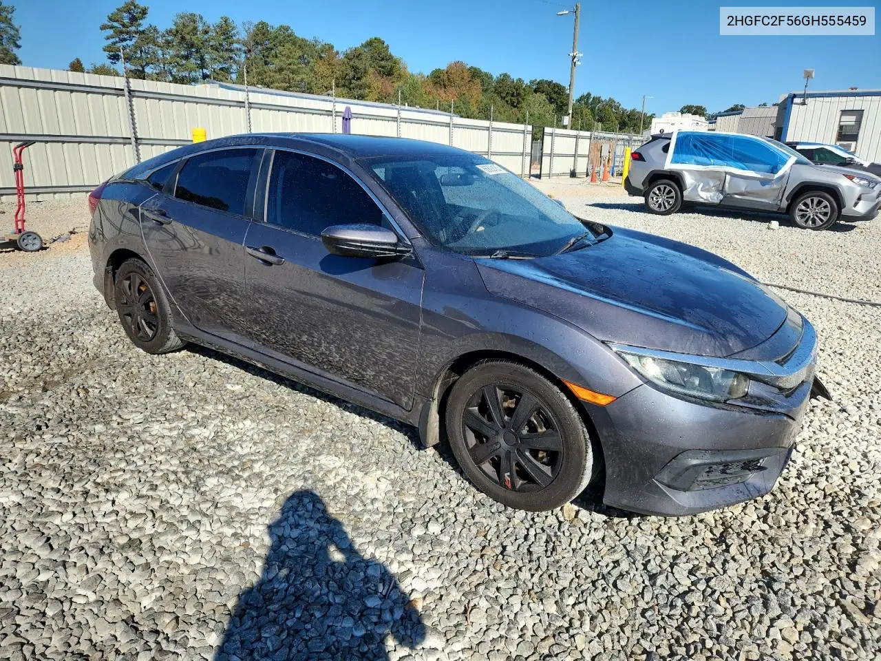 2HGFC2F56GH555459 2016 Honda Civic Lx