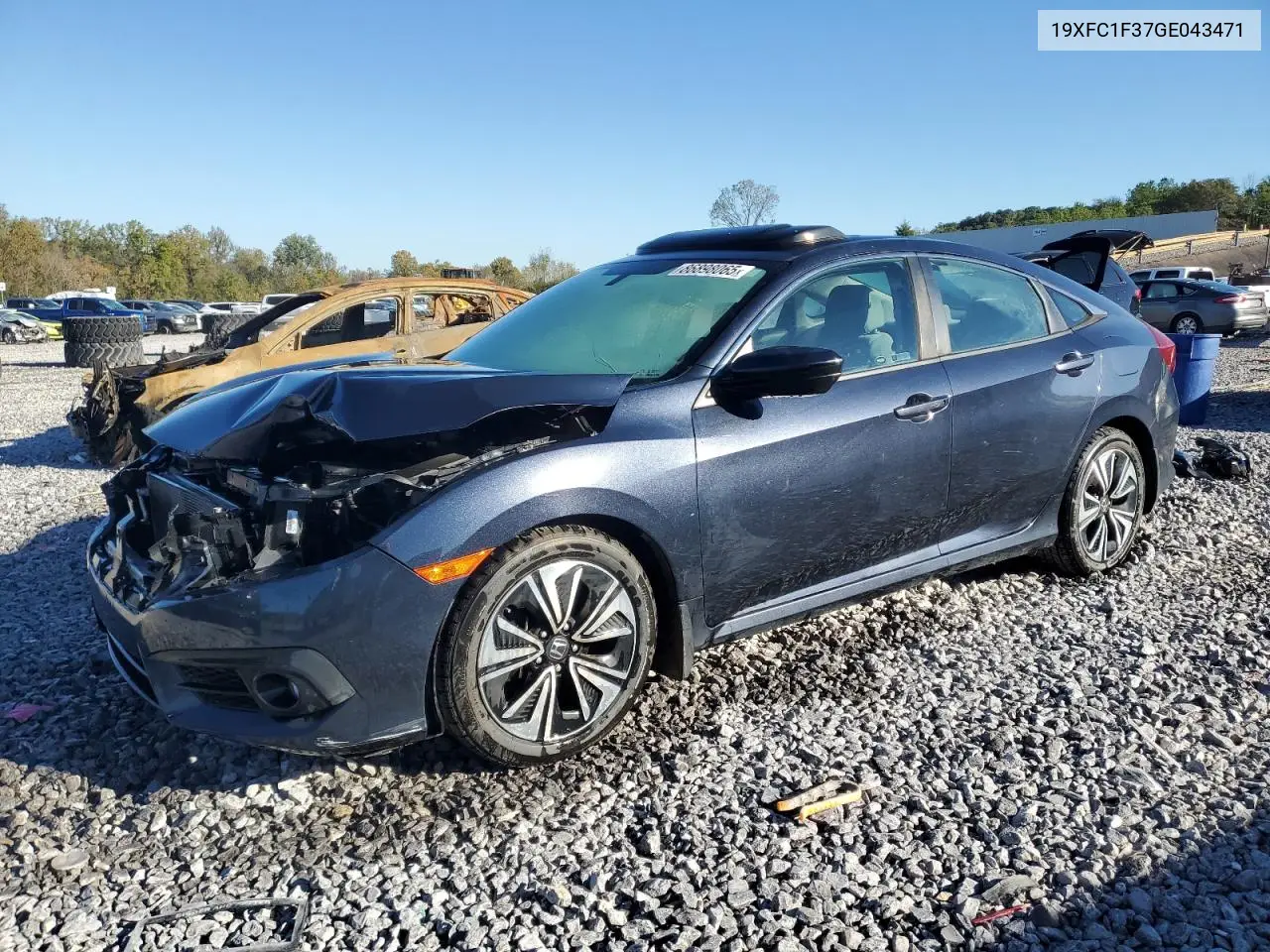 19XFC1F37GE043471 2016 Honda Civic Ex