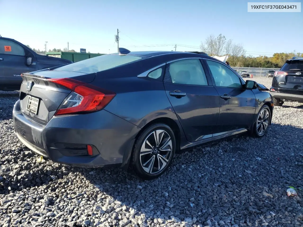 19XFC1F37GE043471 2016 Honda Civic Ex