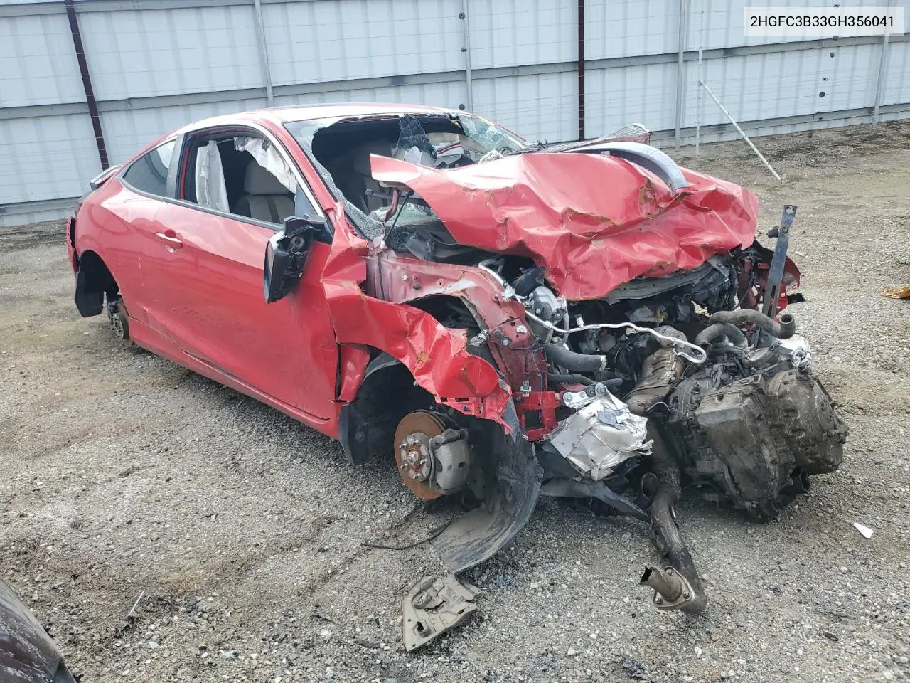 2HGFC3B33GH356041 2016 Honda Civic Ex
