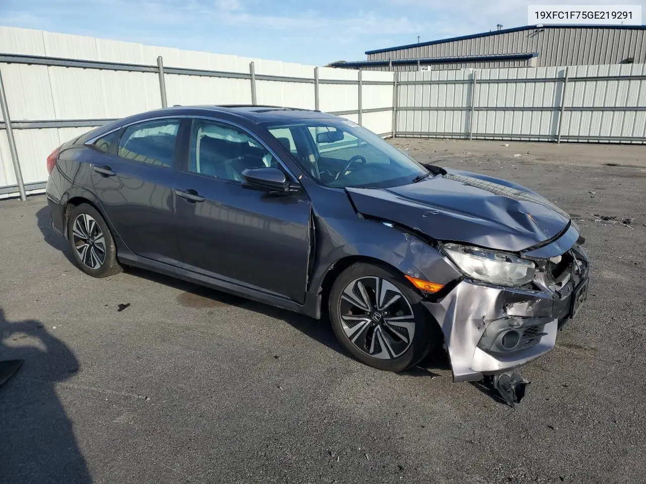 19XFC1F75GE219291 2016 Honda Civic Exl