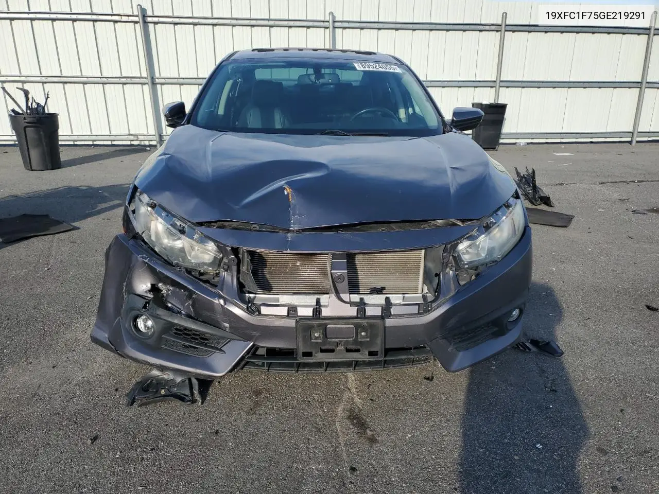 19XFC1F75GE219291 2016 Honda Civic Exl