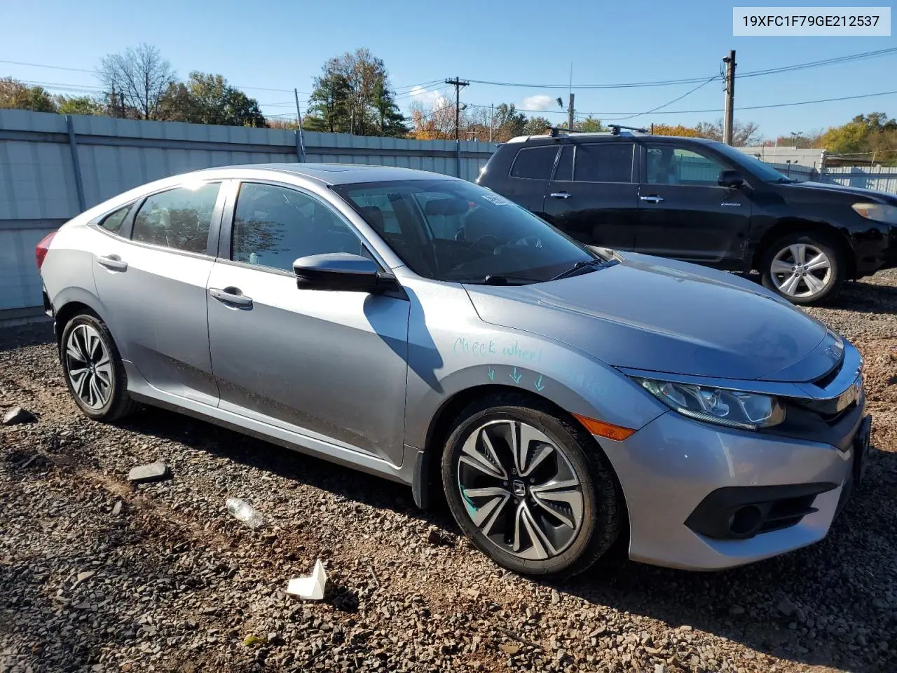 19XFC1F79GE212537 2016 Honda Civic Exl