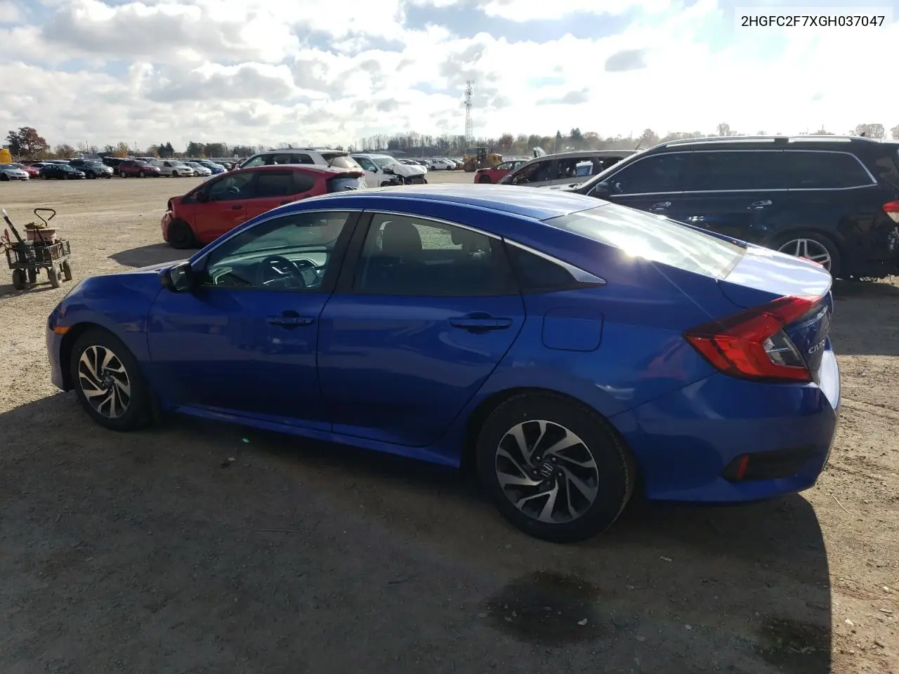 2HGFC2F7XGH037047 2016 Honda Civic Ex