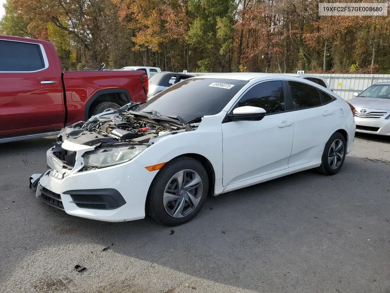 19XFC2F57GE008680 2016 Honda Civic Lx