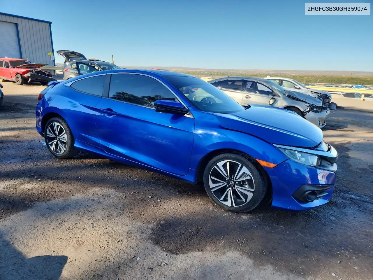2HGFC3B30GH359074 2016 Honda Civic Ex