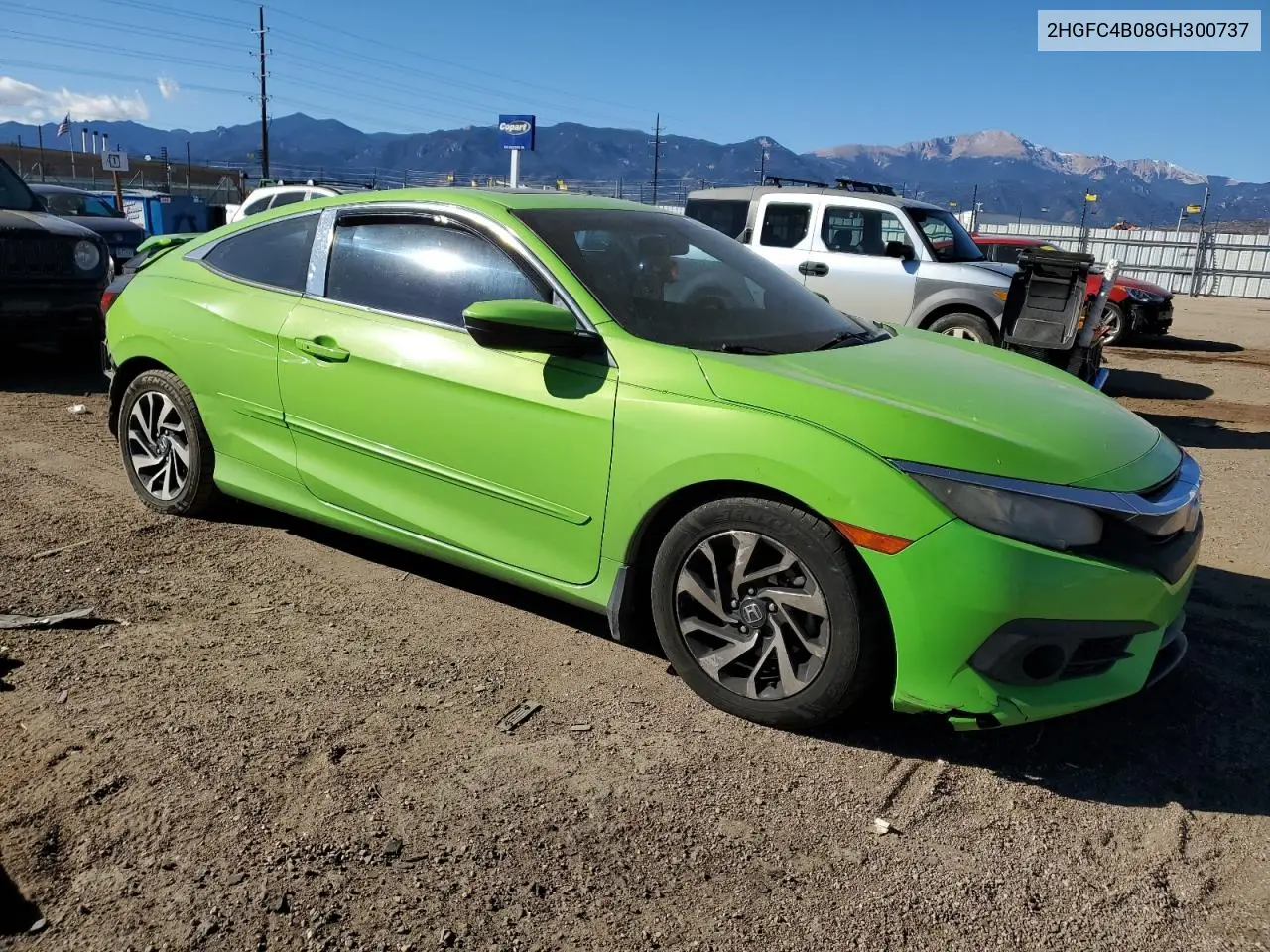 2HGFC4B08GH300737 2016 Honda Civic Lx