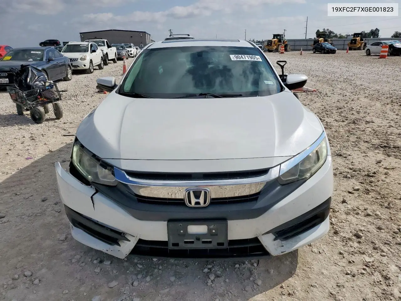 19XFC2F7XGE001823 2016 Honda Civic Ex