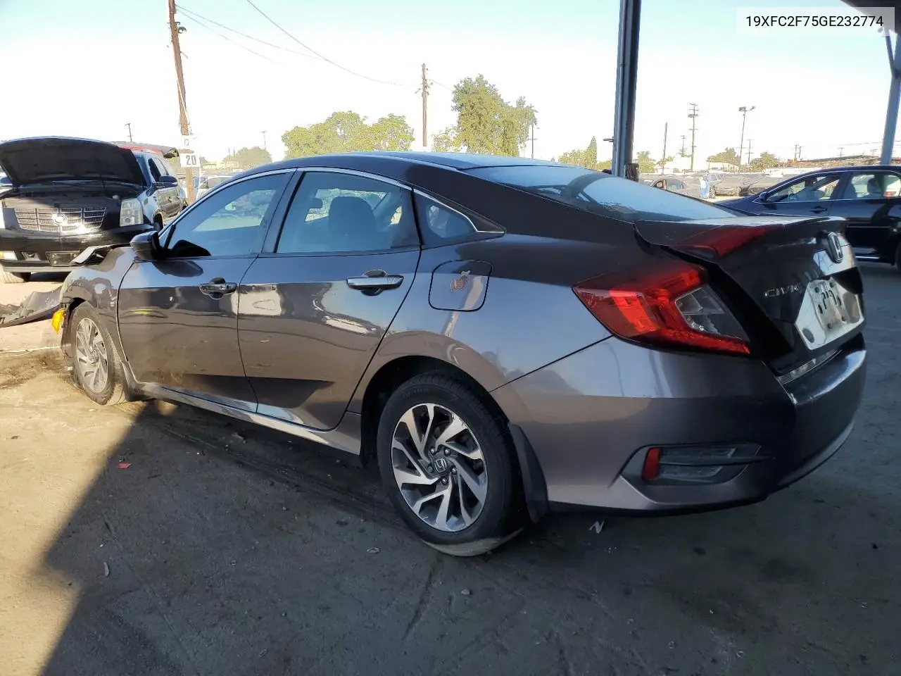 19XFC2F75GE232774 2016 Honda Civic Ex