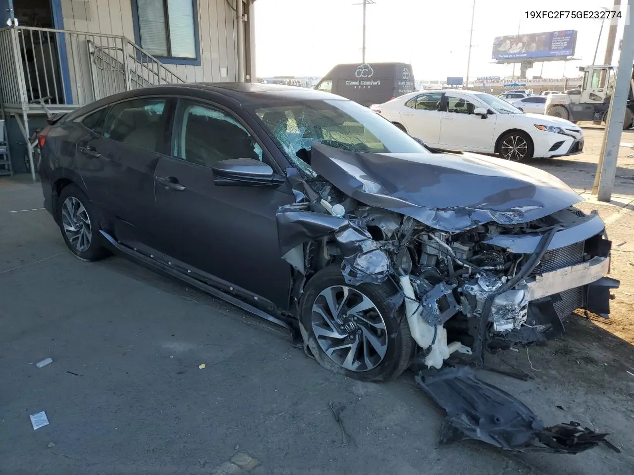 19XFC2F75GE232774 2016 Honda Civic Ex
