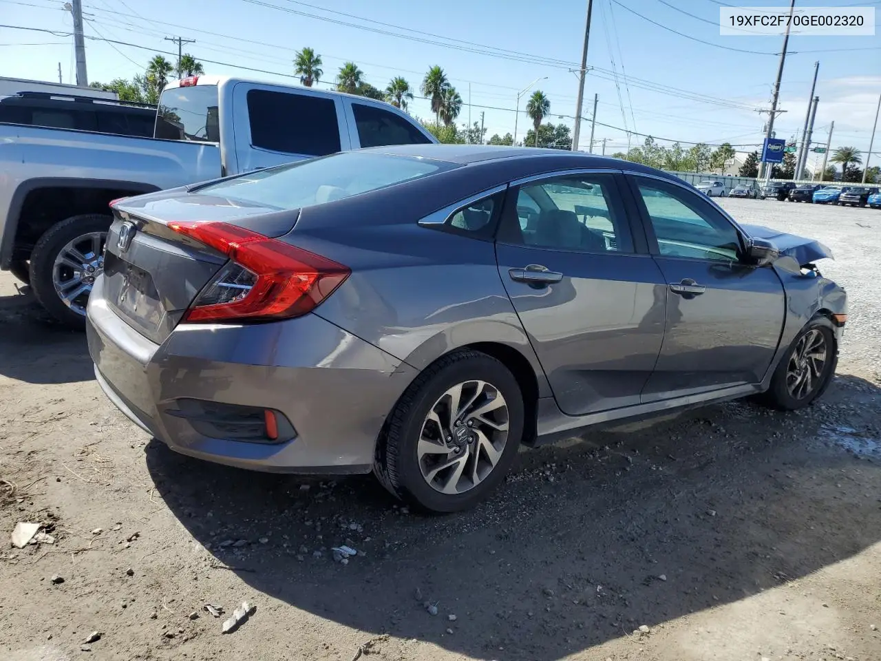 19XFC2F70GE002320 2016 Honda Civic Ex