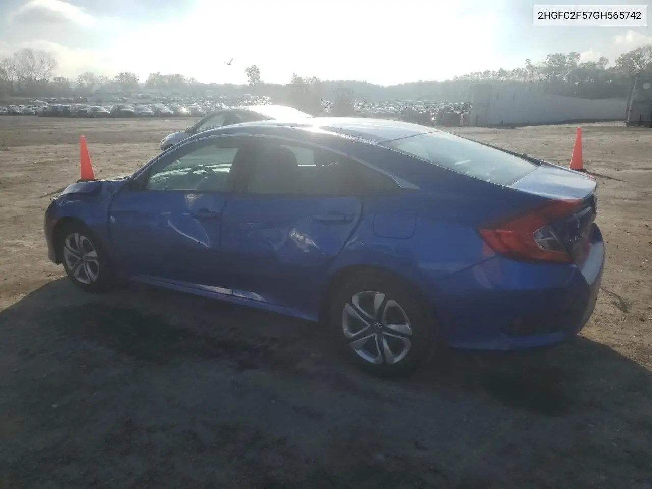 2HGFC2F57GH565742 2016 Honda Civic Lx