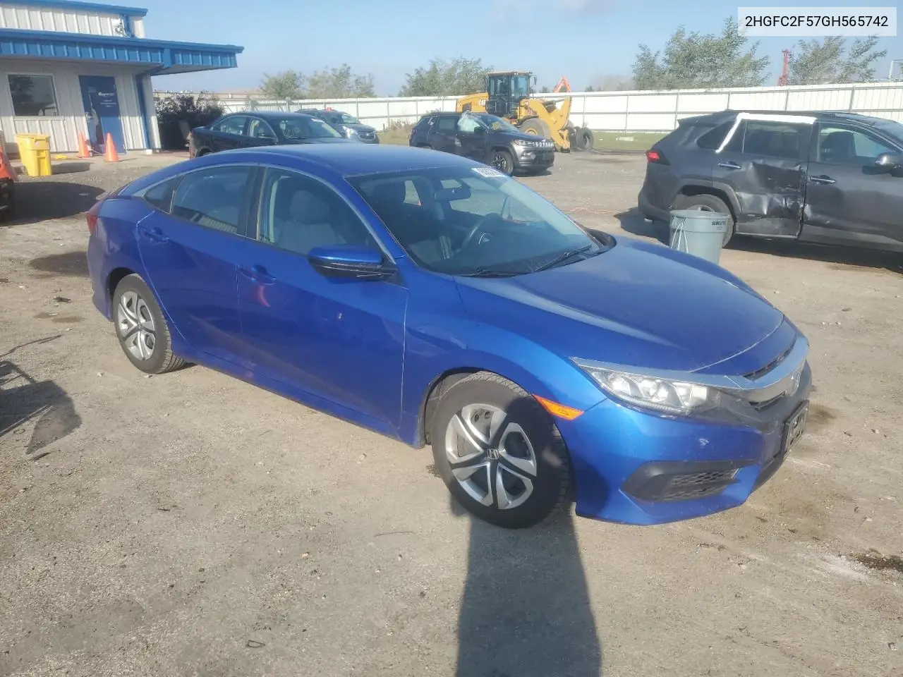 2HGFC2F57GH565742 2016 Honda Civic Lx
