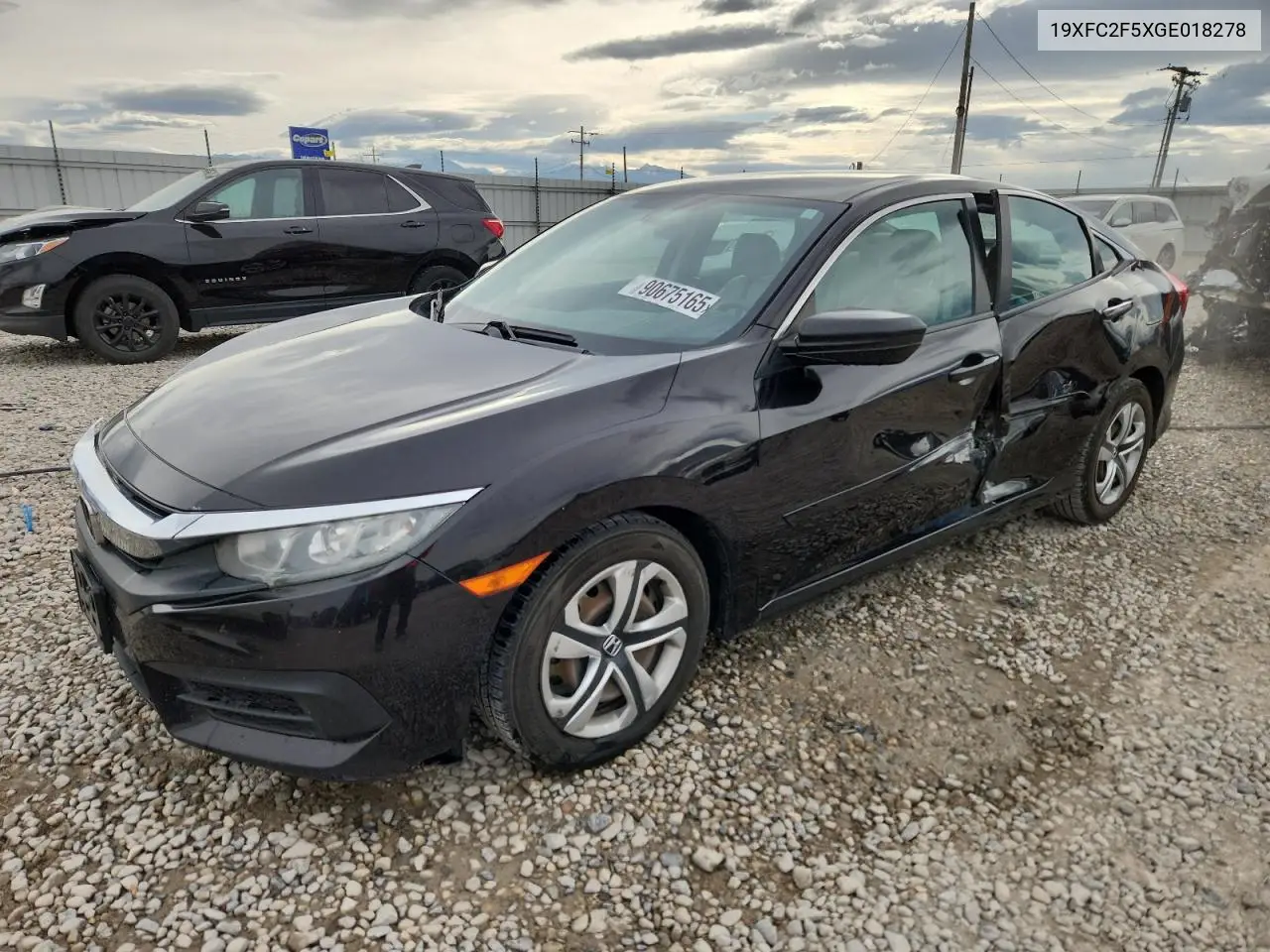 19XFC2F5XGE018278 2016 Honda Civic Lx