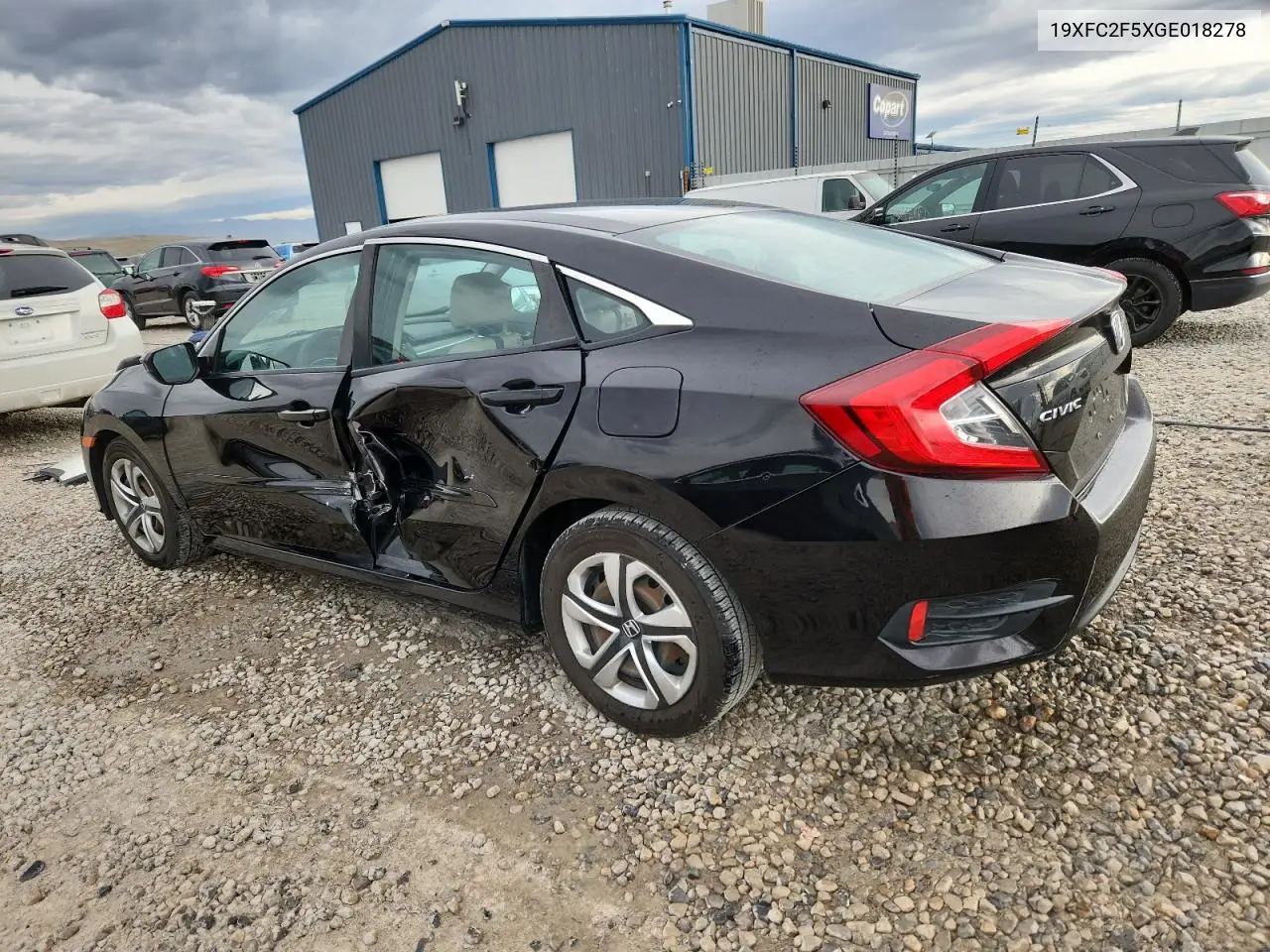 19XFC2F5XGE018278 2016 Honda Civic Lx