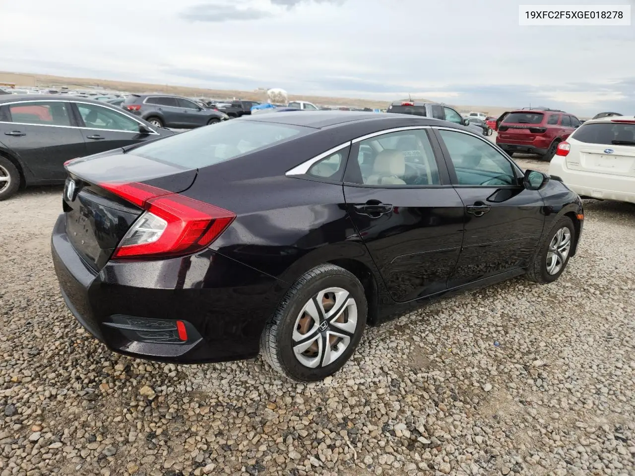 19XFC2F5XGE018278 2016 Honda Civic Lx