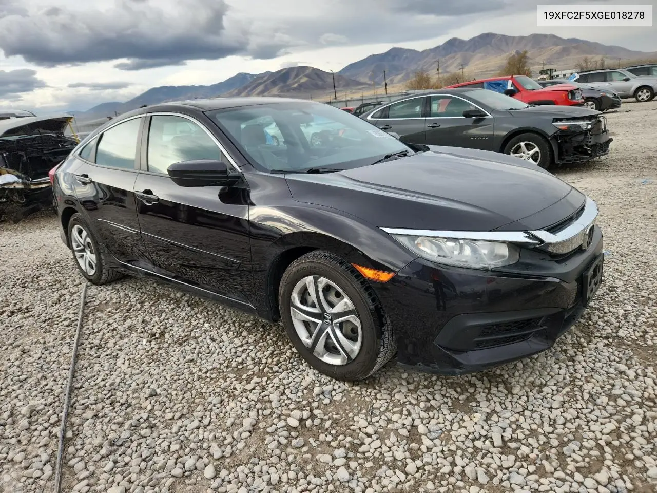 19XFC2F5XGE018278 2016 Honda Civic Lx