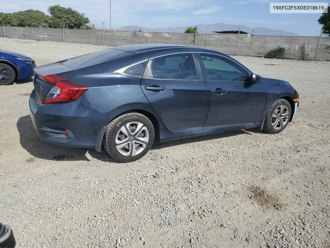 19XFC2F5XGE018619 2016 Honda Civic Lx