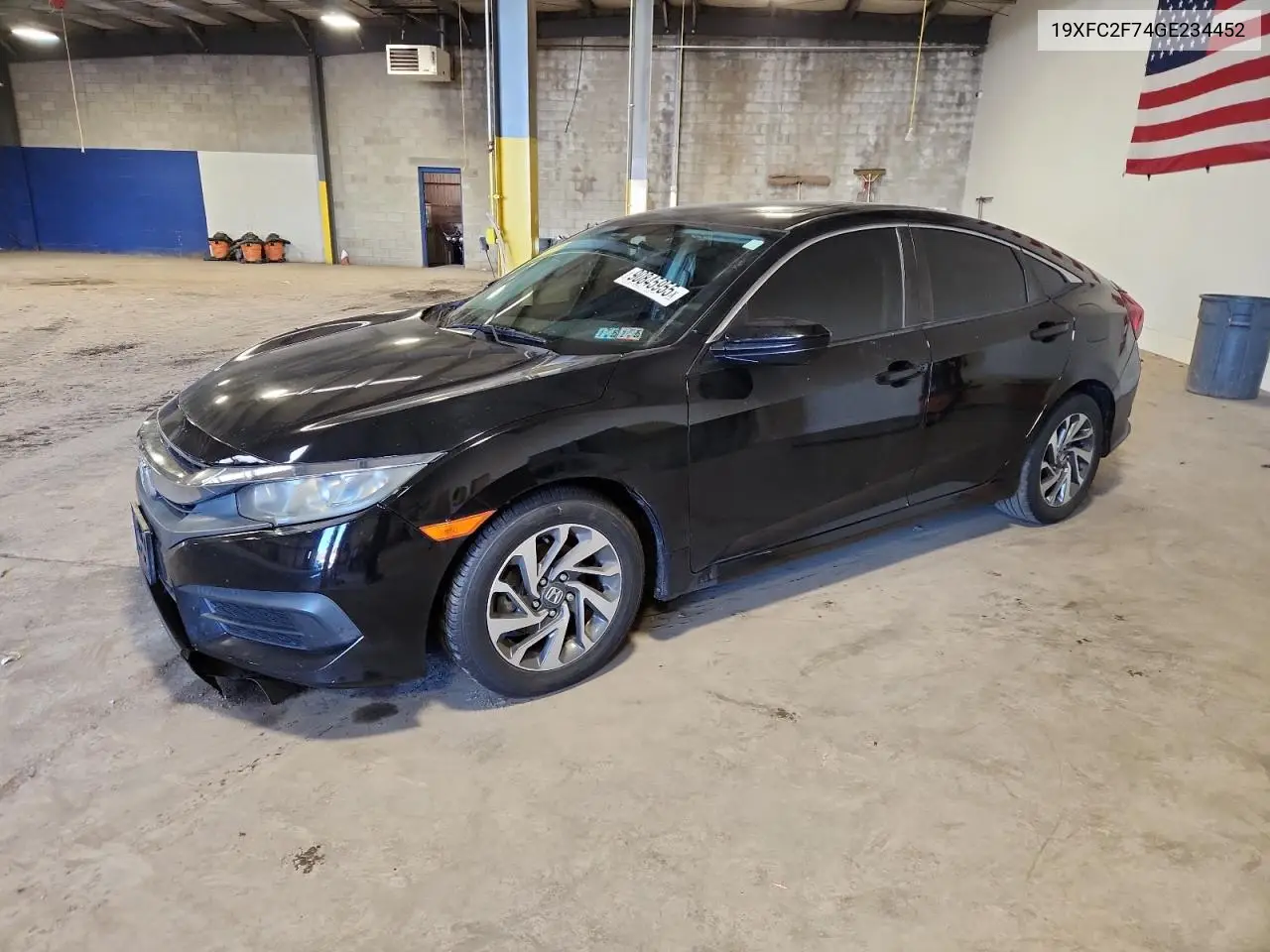 19XFC2F74GE234452 2016 Honda Civic Ex