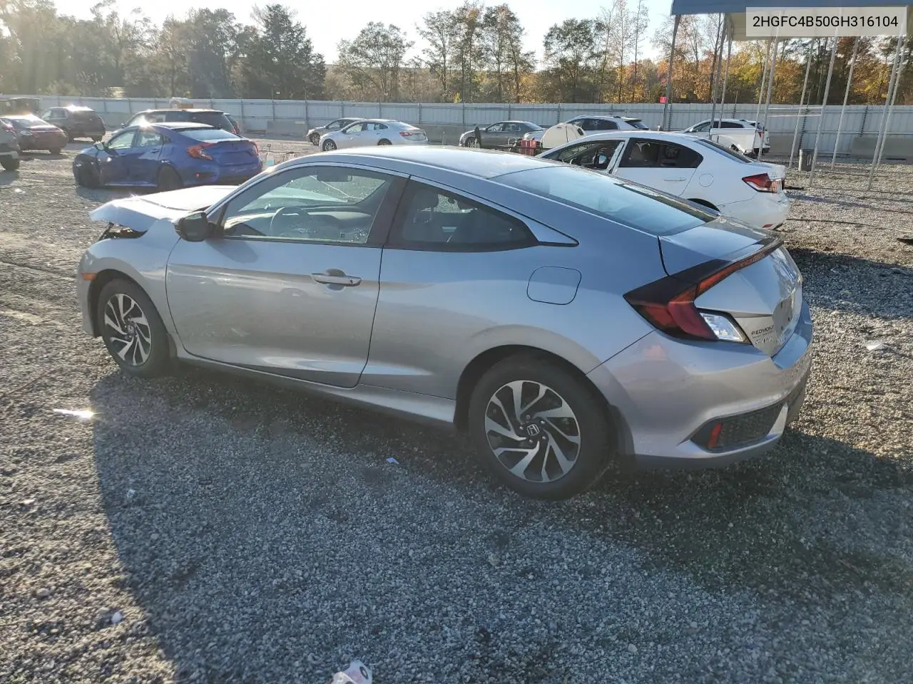 2HGFC4B50GH316104 2016 Honda Civic Lx