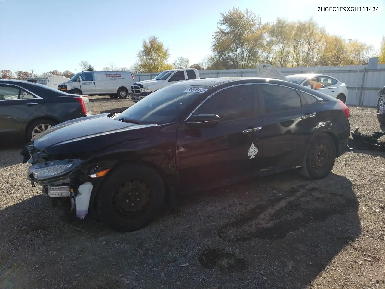 2HGFC1F9XGH111434 2016 Honda Civic Touring