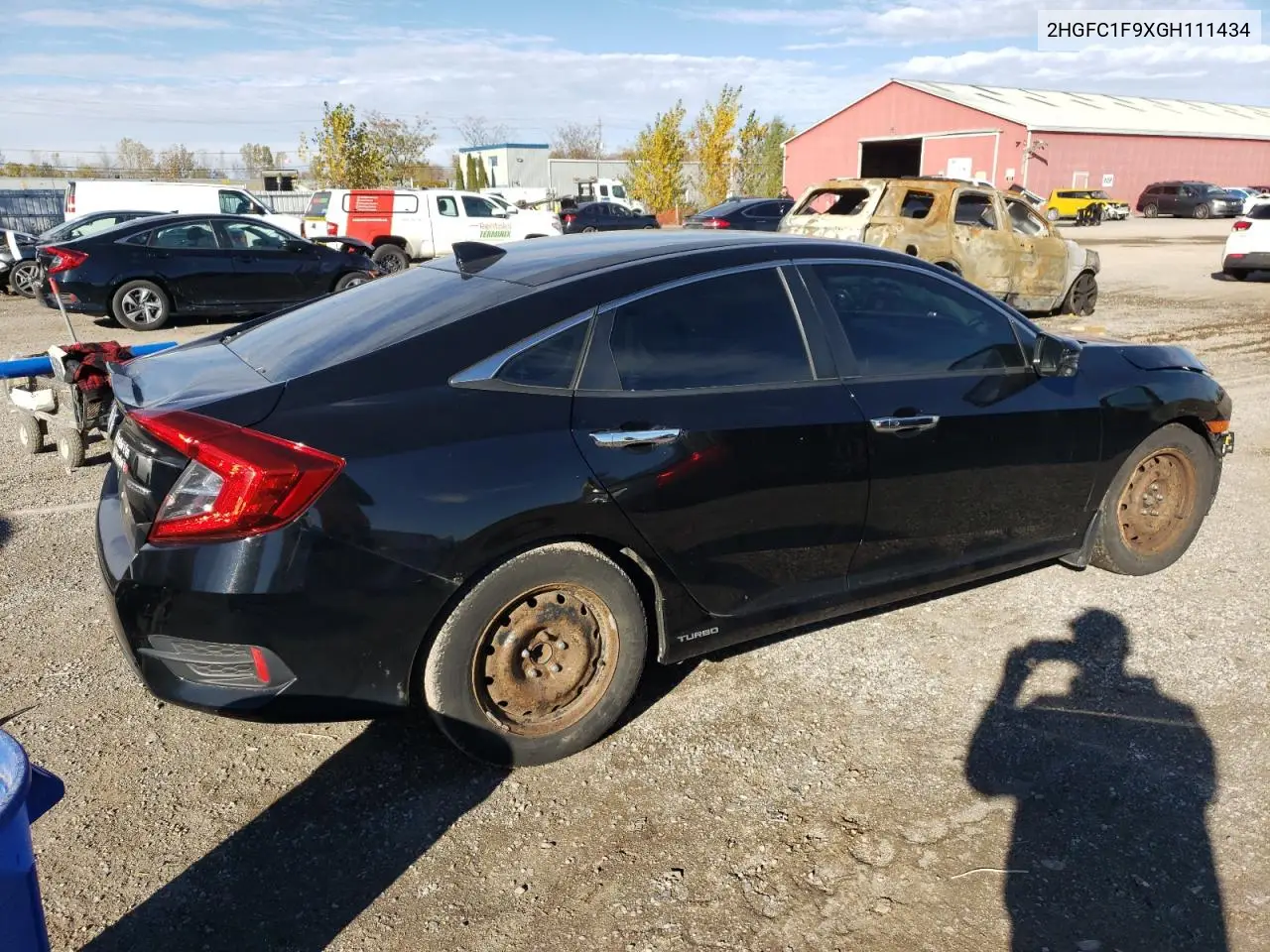 2HGFC1F9XGH111434 2016 Honda Civic Touring