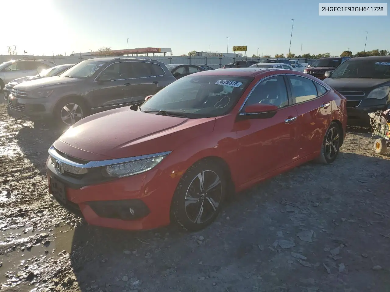 2HGFC1F93GH641728 2016 Honda Civic Touring