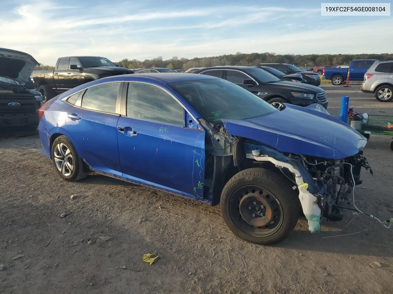 19XFC2F54GE008104 2016 Honda Civic Lx