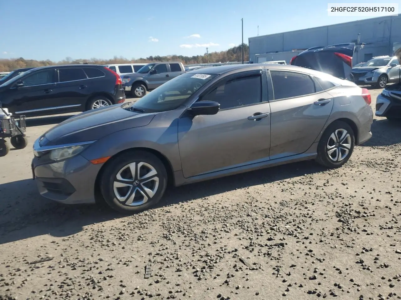 2HGFC2F52GH517100 2016 Honda Civic Lx