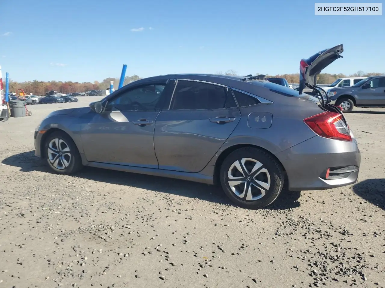 2HGFC2F52GH517100 2016 Honda Civic Lx