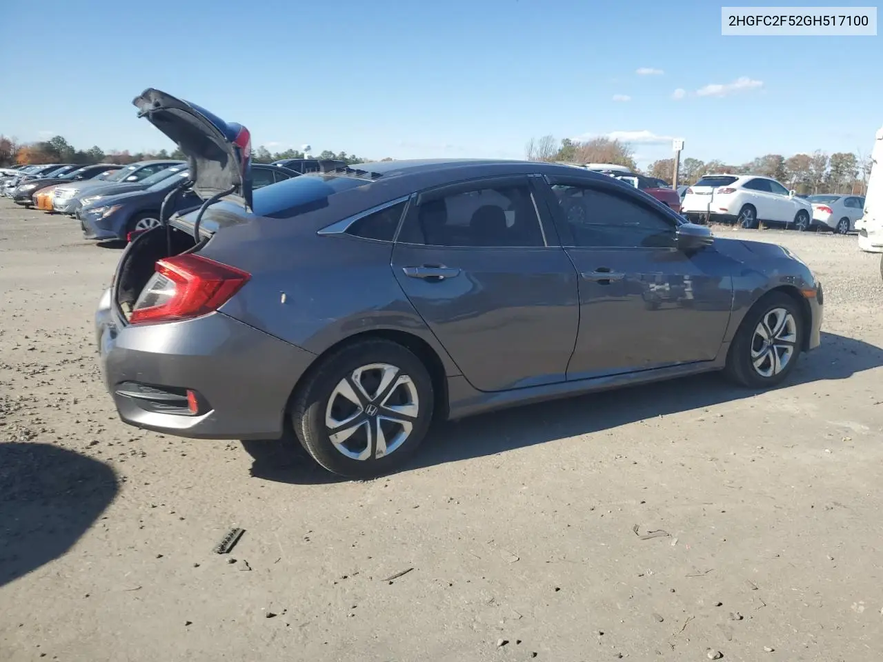 2HGFC2F52GH517100 2016 Honda Civic Lx
