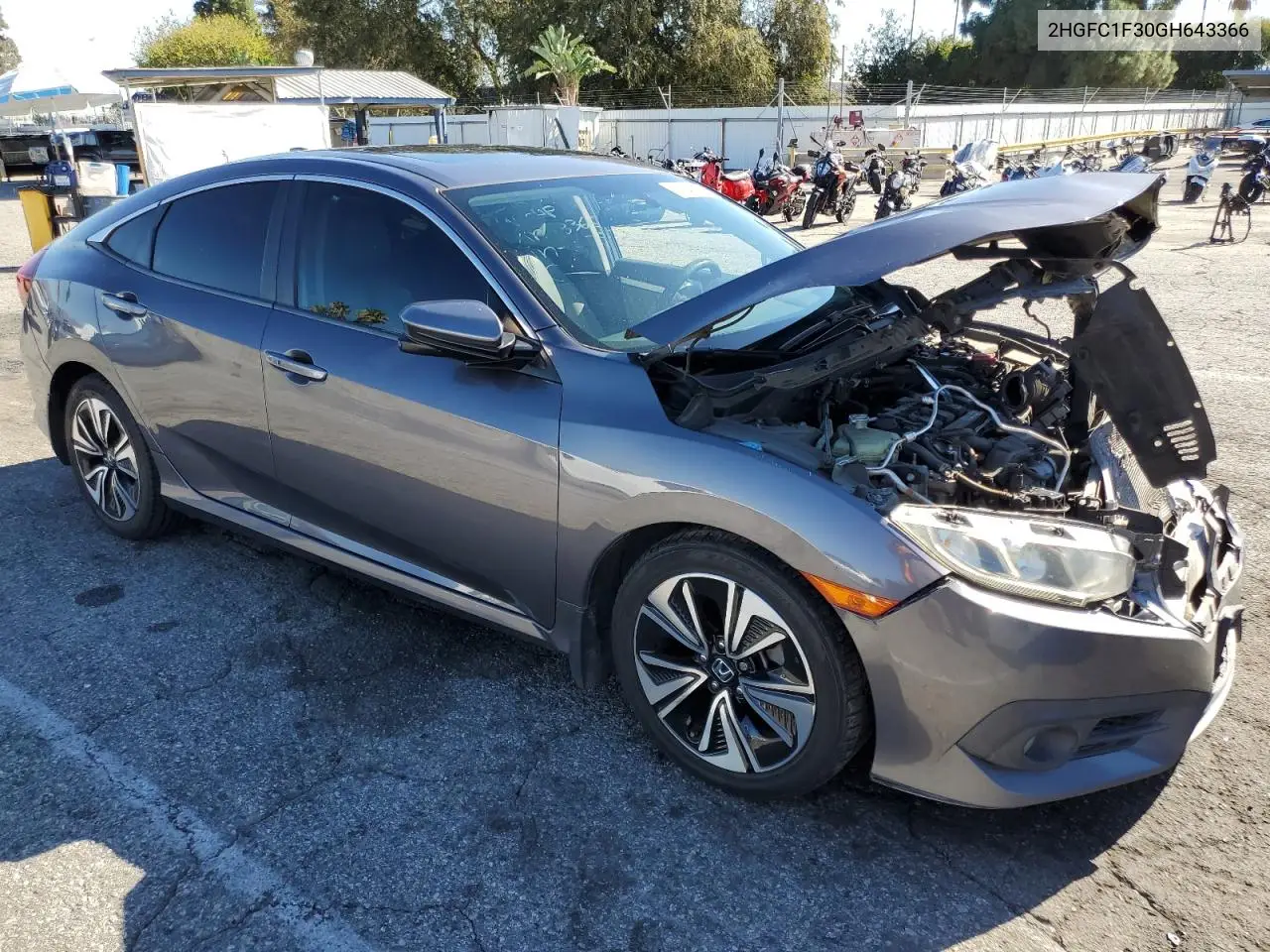 2HGFC1F30GH643366 2016 Honda Civic Ex