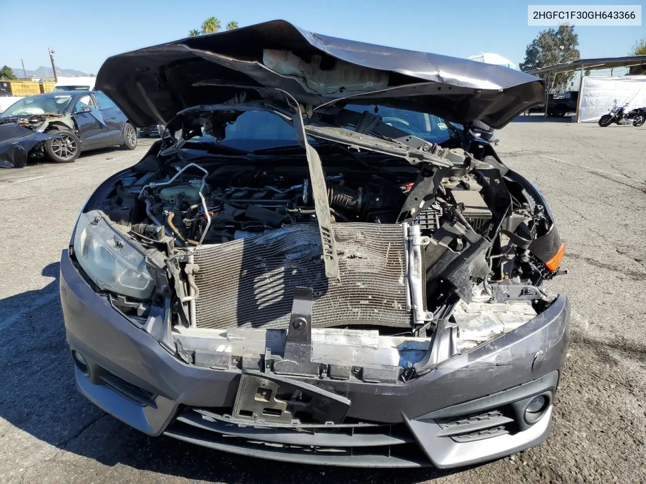 2HGFC1F30GH643366 2016 Honda Civic Ex