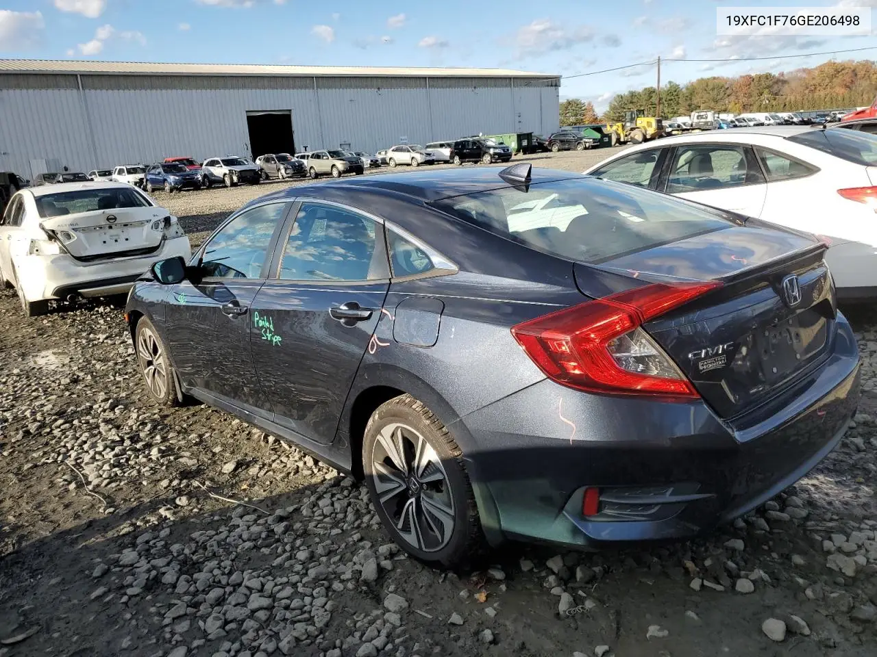 19XFC1F76GE206498 2016 Honda Civic Exl