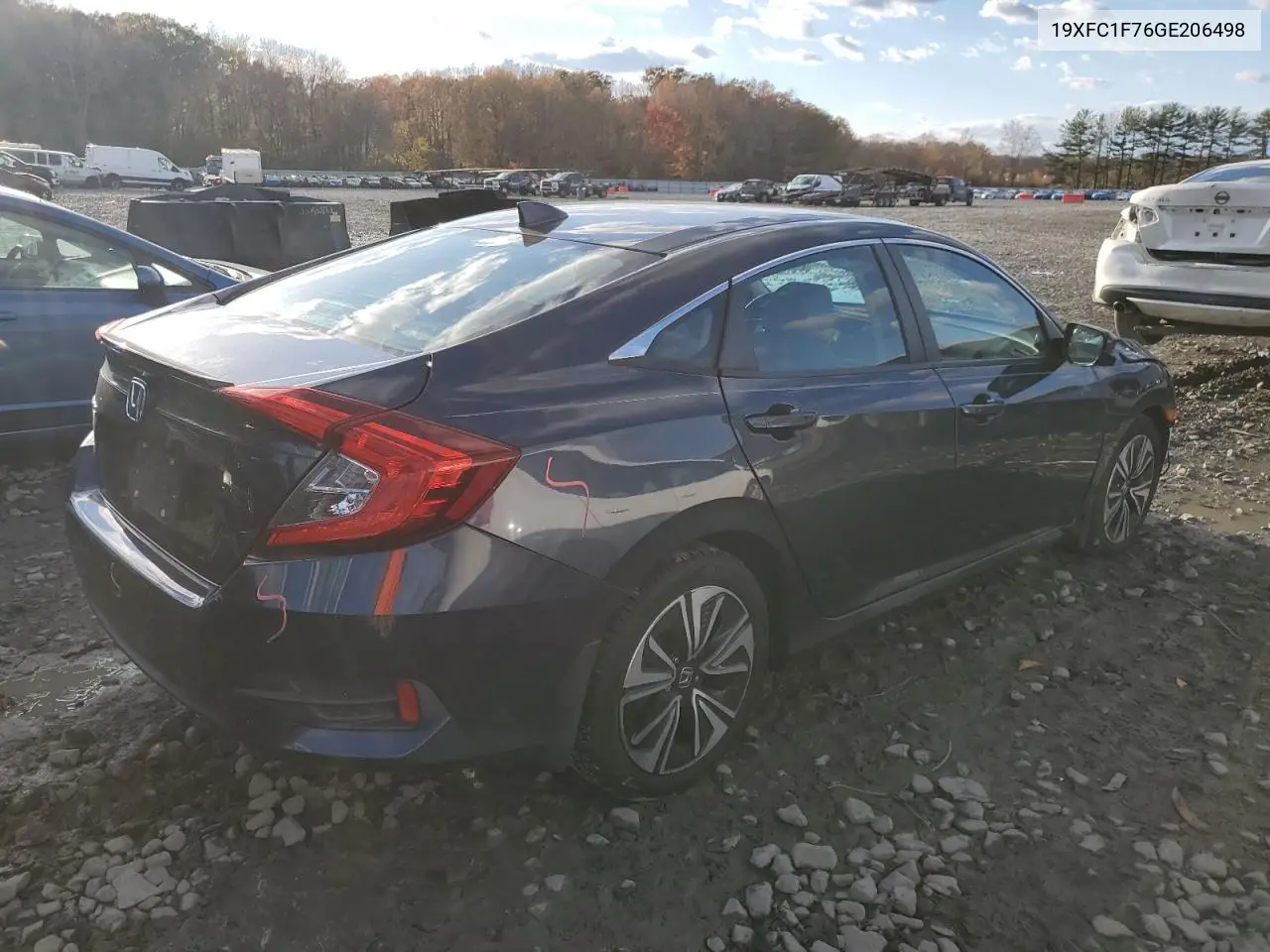 19XFC1F76GE206498 2016 Honda Civic Exl