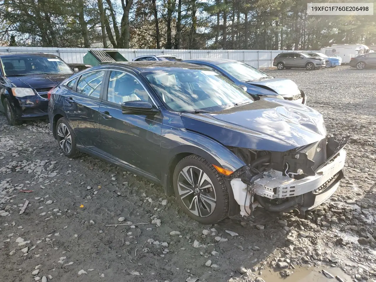 19XFC1F76GE206498 2016 Honda Civic Exl