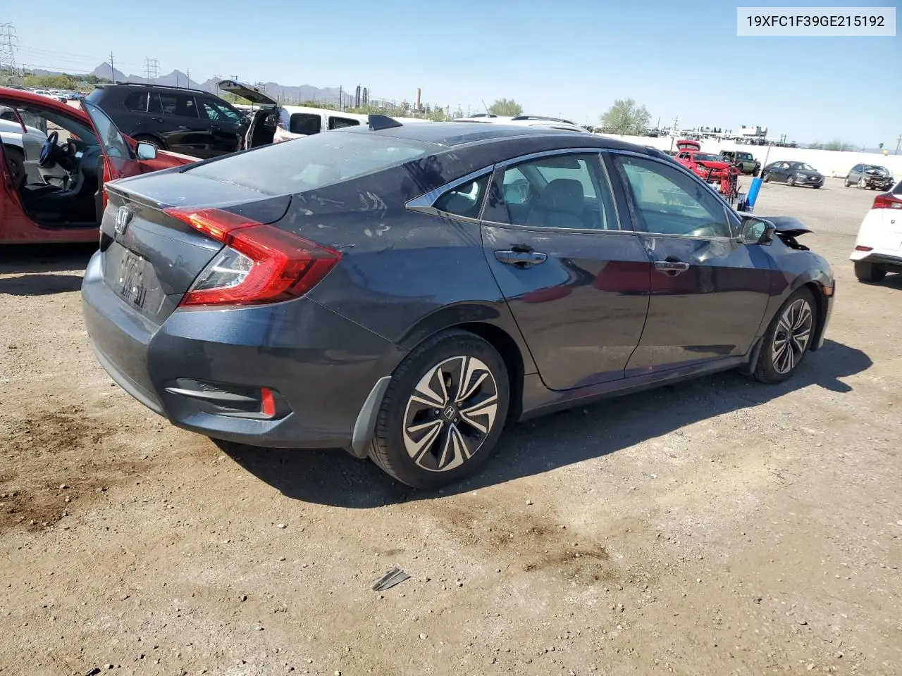 19XFC1F39GE215192 2016 Honda Civic Ex
