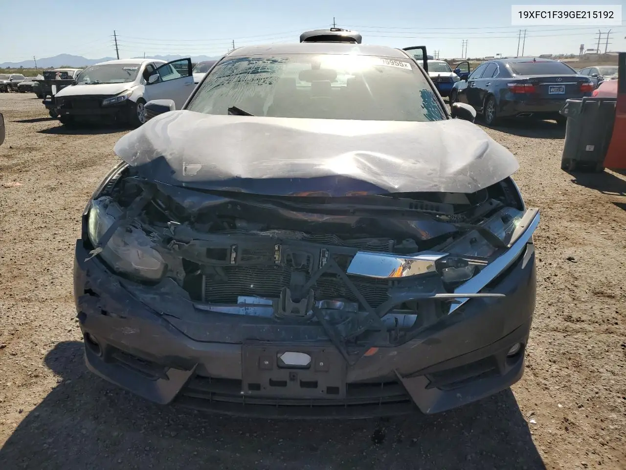 19XFC1F39GE215192 2016 Honda Civic Ex