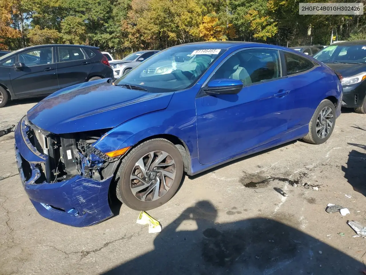 2HGFC4B01GH302426 2016 Honda Civic Lx
