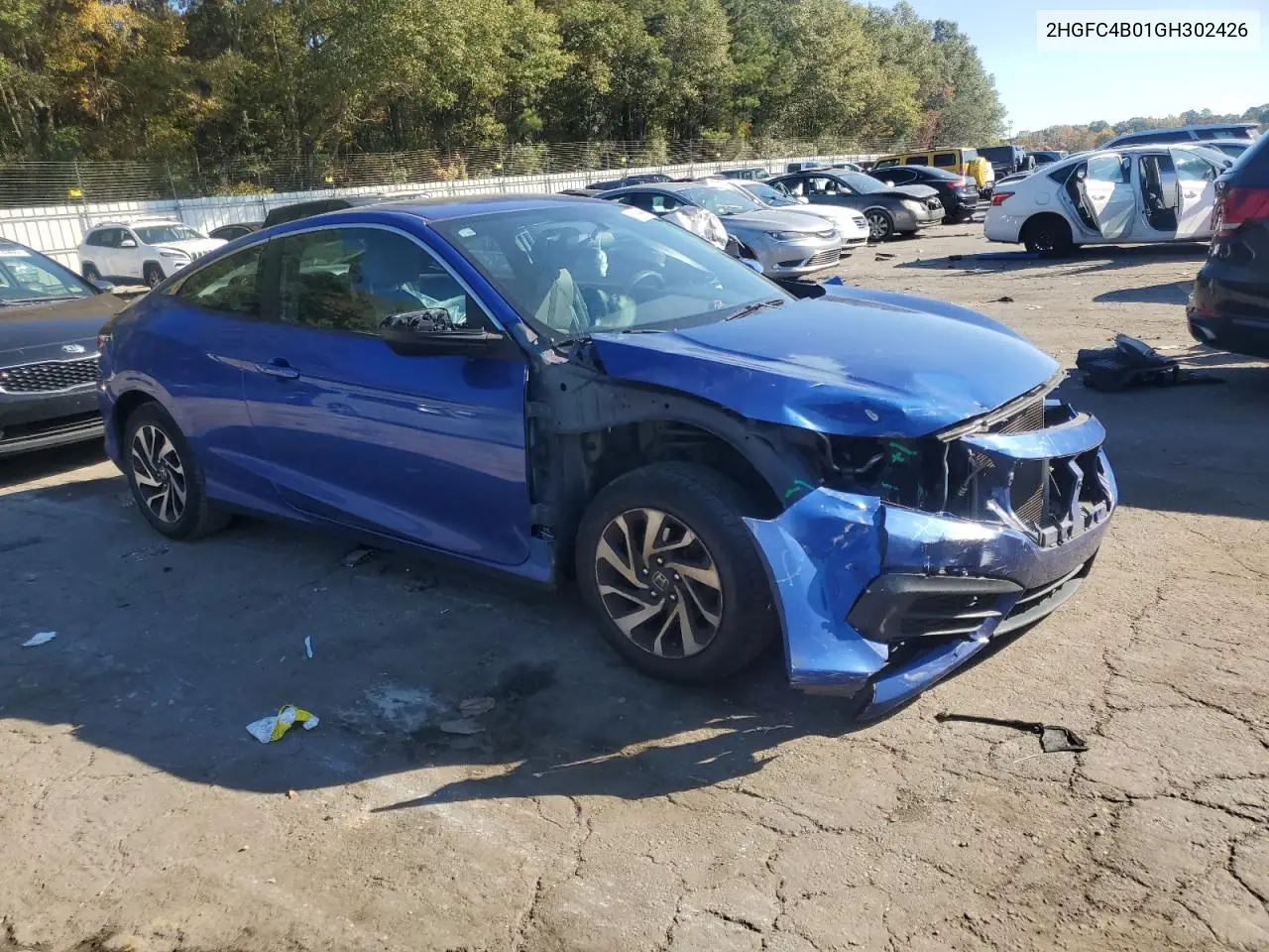 2HGFC4B01GH302426 2016 Honda Civic Lx