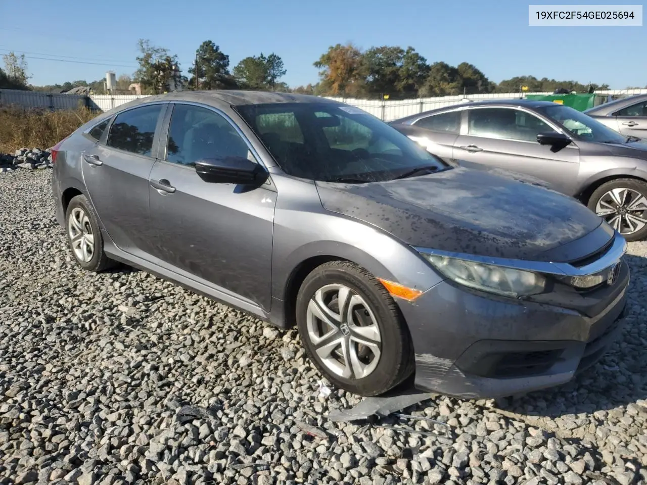 19XFC2F54GE025694 2016 Honda Civic Lx